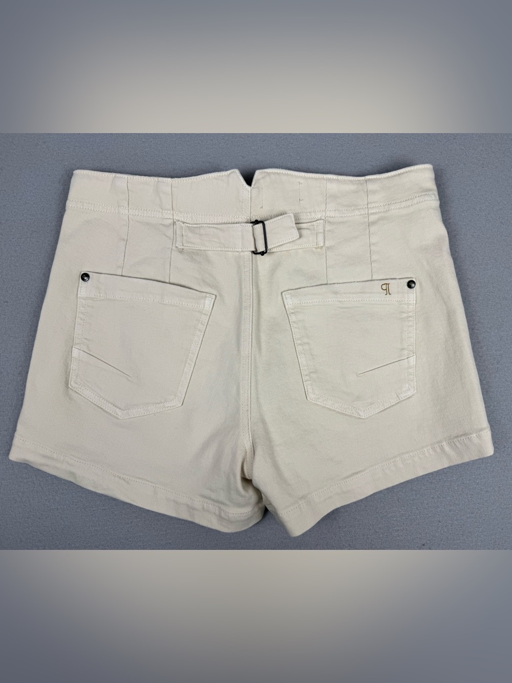 Pilcro Anthropologie The Kit High-Rise Utility Shorts In Creme Size 29 - Picture 6 of 6